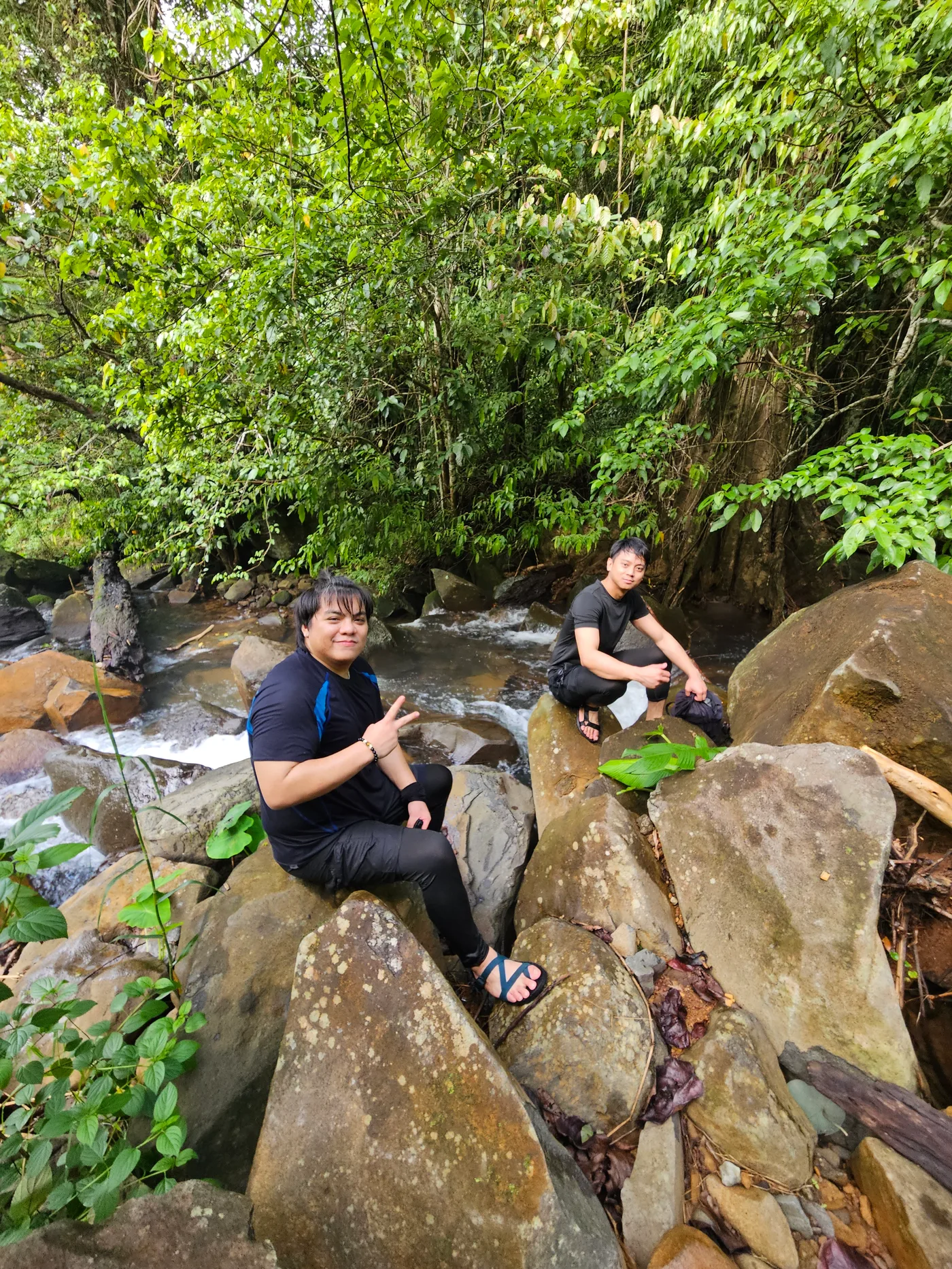Agila falls trail, river treks