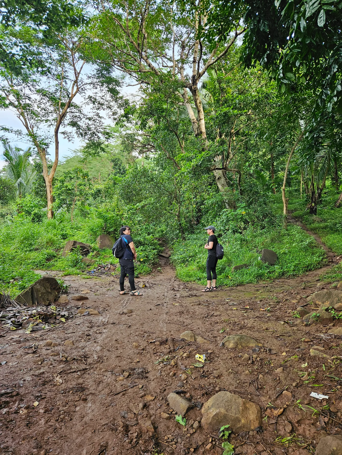Community trails going to farmlands at Sitio Ariada