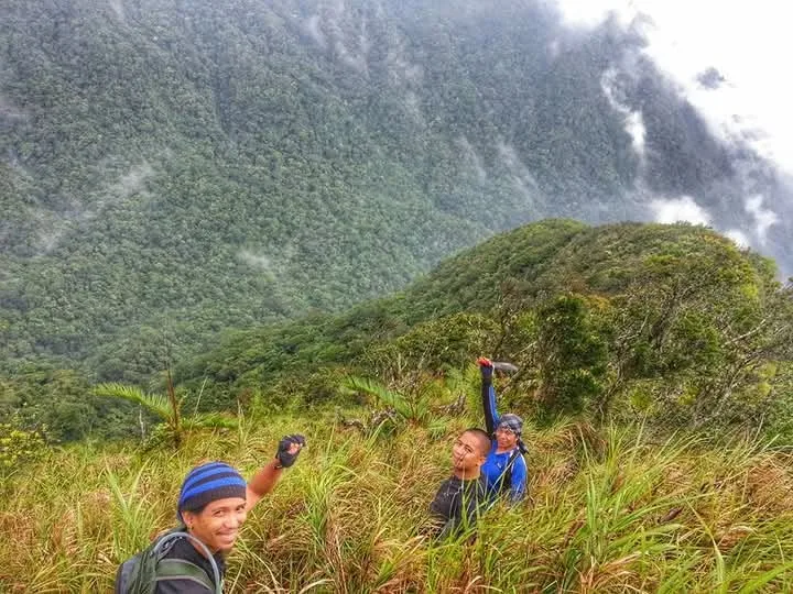 Sky Biscocho with AMCI Exploration Team at Mariveles Mountain Range